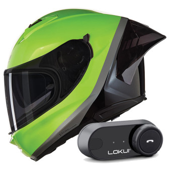 Casque Integral Nolan N60-6 Sport Verniciatura Speciale 348 + Kit Bluetooth Lokui K30