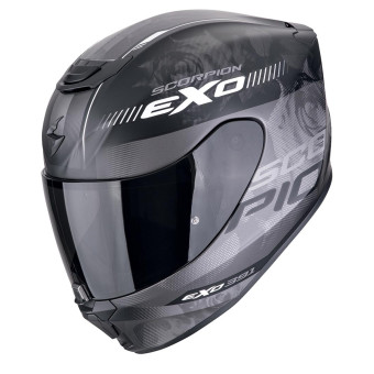 Casque Integral Scorpion Exo 391 Ava Matt Black Silver