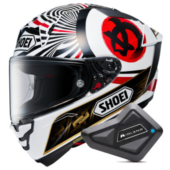 Casque moto Intégral X-Spr Pro Marquez 7 - Shoei TC-1 /Bleu/Rouge 2XL