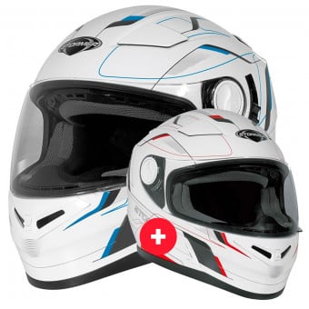 Casques Moto Blanc Pour Femmes Enfants Et Hommes En Stock