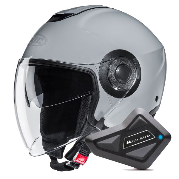 HJC V31 DESTO NOIR : CASQUE JET RÉTRO AVEC TECHNOLOGIE MODERNE ET