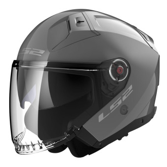 Casque Jet LS2 Infinity II Concrete OF603