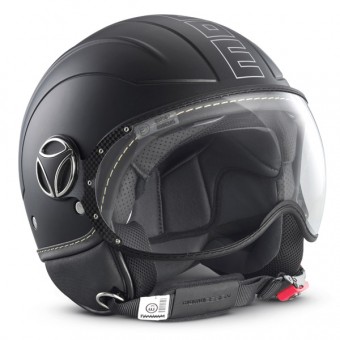 Casque Jet Momo Design Avio Noir Mat