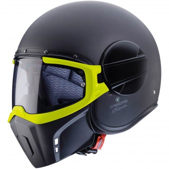 Casque Jet Caberg Ghost Fluo Matt Black