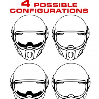 Caberg Ghost Fluo Matt Black