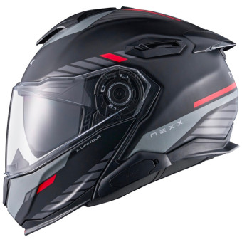 Casque Modulable Nexx X.Lifetour Globe Black Red Mat