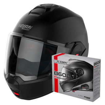 Casque Modulable Nolan N120-1 Classic N-Com Classic 10 + Kit Bluetooth B602R