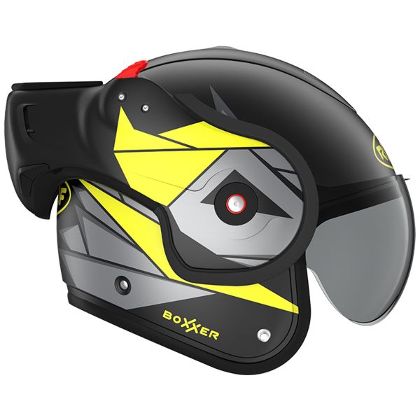 Casque Roof Boxxer Hawk Mat Black Yellow cherche Propriétaire