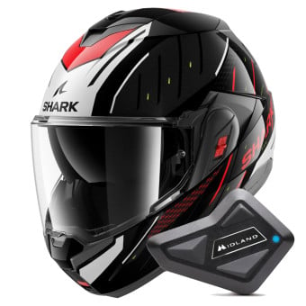 Casque Modulable Shark Oxo Rydger KSR + Kit Bluetooth BT Mini