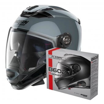 Casque Transformable Nolan N70 2 GT Classic N-Com Slate Grey 8 + Kit Bluetooth B602R