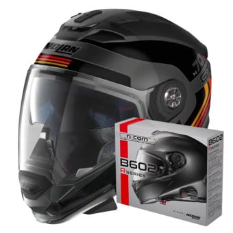 Casque Transformable Nolan N70 2 GT Jetpack 63 + Kit Bluetooth B602R