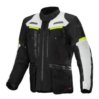 Veste Moto Alpinestars Bogota Pro Drystar Black Ice Gray Yellow Fluo