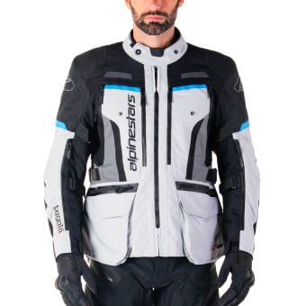 Alpinestars Bogota Pro Drystar Ice Gray Black Cyan