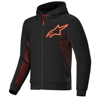 Blouson Moto Alpinestars Chrome Air Sport Sport Black Red Fluo