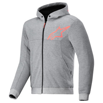 Blouson Moto Alpinestars Chrome V2 Sport Sport Black Gray Heather Red Fluo