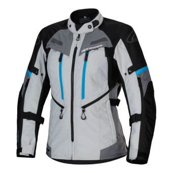 Veste Moto Alpinestars Stella Bogota Pro Drystar Ice Gray Black Cyan