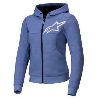 Blouson Moto Alpinestars Stella Chrome V2 Sport Sport Blue Purple White