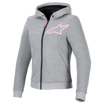 Blouson Moto Alpinestars Stella Chrome V2 Sport Sport Gray Heather Pink Fluo