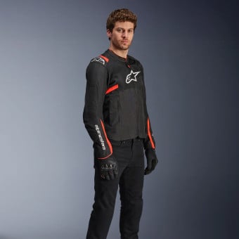 Alpinestars T-SPS Air V2 Black Red Fluo