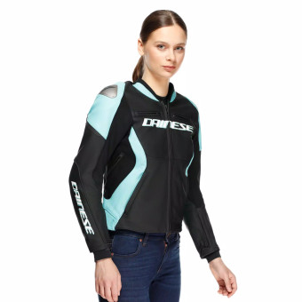 Dainese Racing 5 Leather Woman Black Water