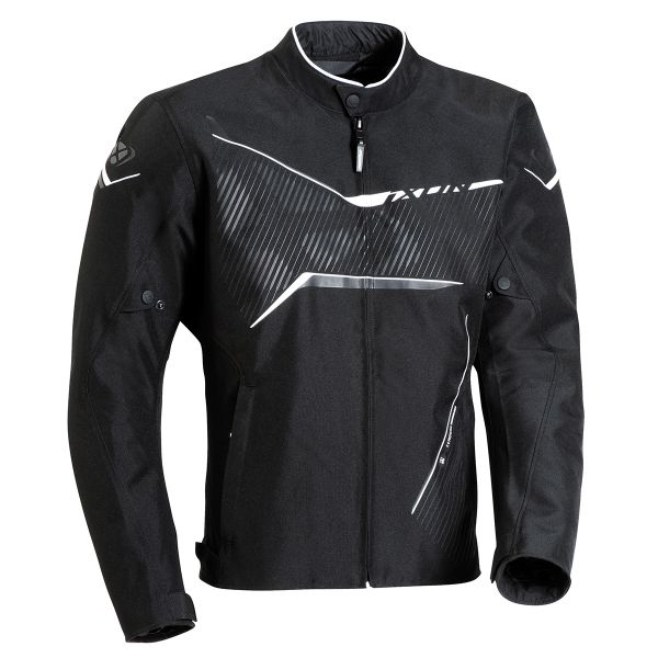 Blouson moto Ixon Slash Black White cherche Propriétaire | iCasque.com