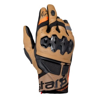 Gants Moto Alpinestars Belize V3 Drystar Black GOBI Brown Sand