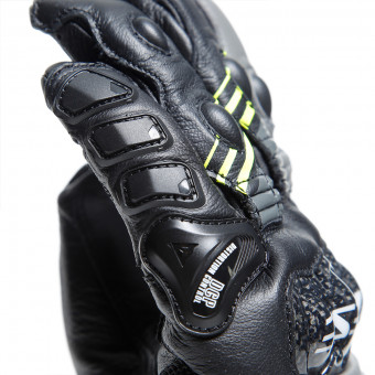 Dainese Druid 4 Black Charcoal Grey Yellow Fluo