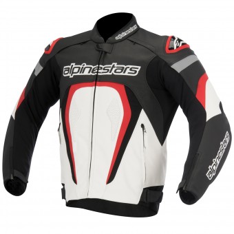 Blouson Moto Alpinestars Motegi Black White Red