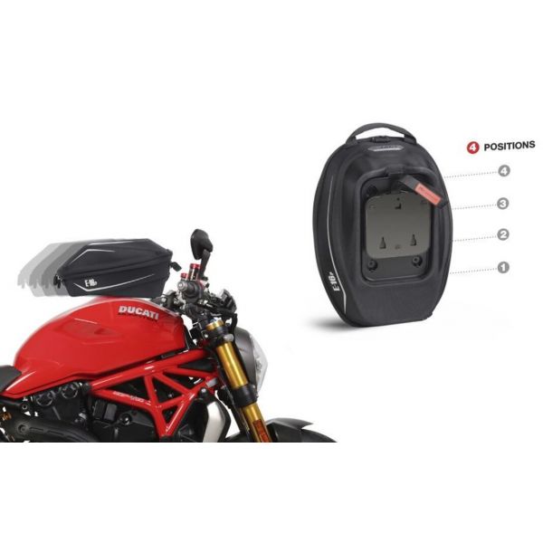 Sacoche réservoir SL12M Shad moto : , sacoche réservoir de  moto