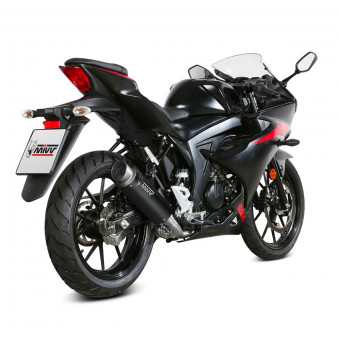 Ligne complète MIVV Urban inox brossé/abs noir Suzuki Burgman 125