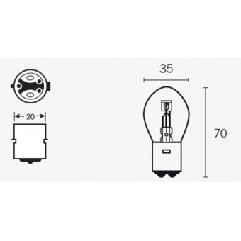 Ampoule Tecnium Ampoule S2 12V/40/45W culot BAY15d cherche Propriétaire