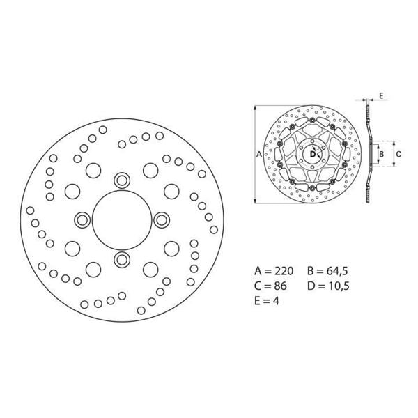 Disque De Frein Brembo Brembo Serie Oro Origine B Au Meilleur