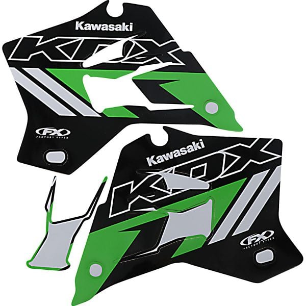 Kit déco Factory Effex Kit Déco Evo 17 Kawasaki KDX200 KDX220 95 07 Au Meilleur Prix iCasque com