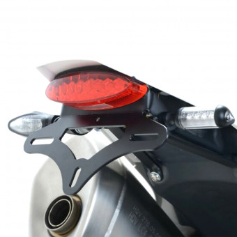 6 couleurs Support de plaque d'immatriculation universelle Accessoires de moto  Réglable Moto Retrofit Cadre de plaque d'immatriculation
