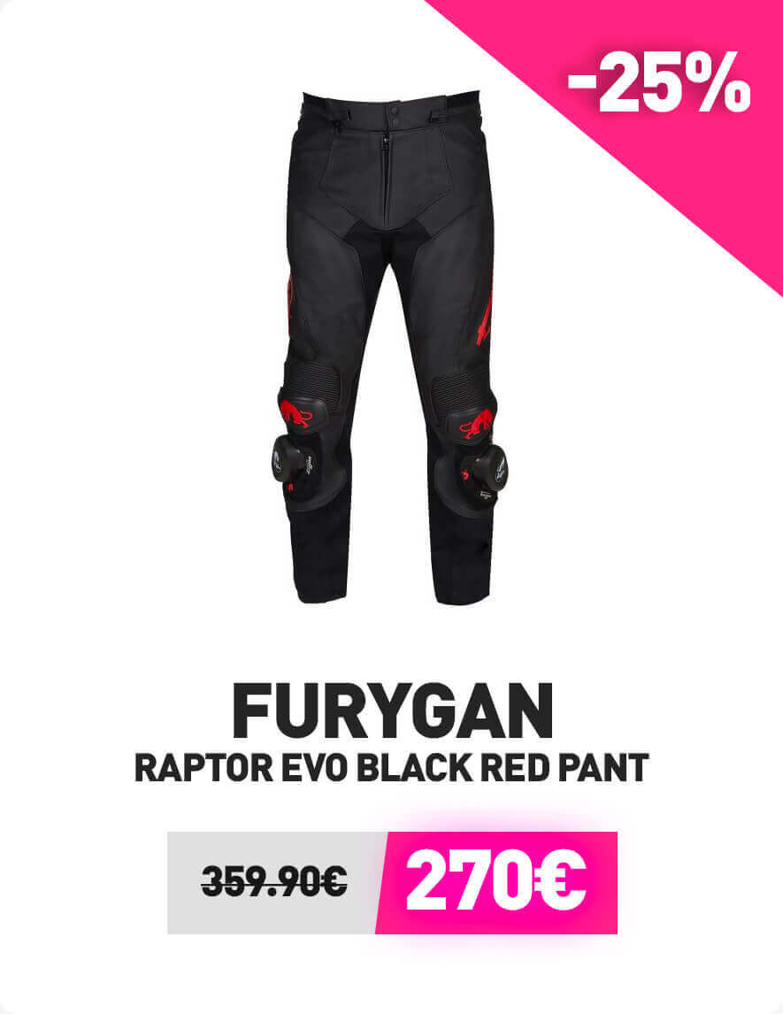 Furygan Raptor Evo Black Red Pant
