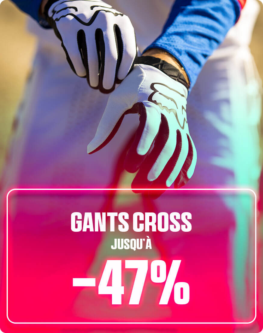 Gants cross jusqu' -47%