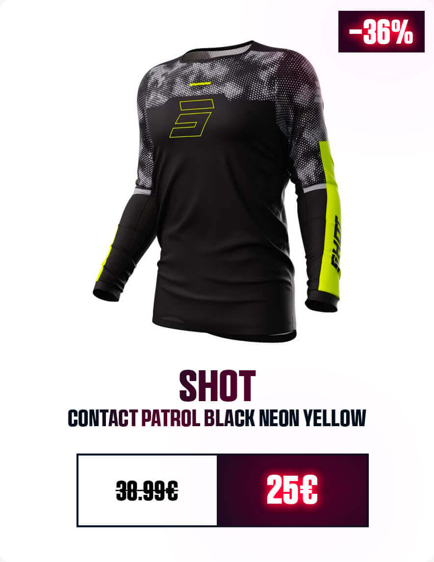 Shot Contact Patrol Black Neon Yellow