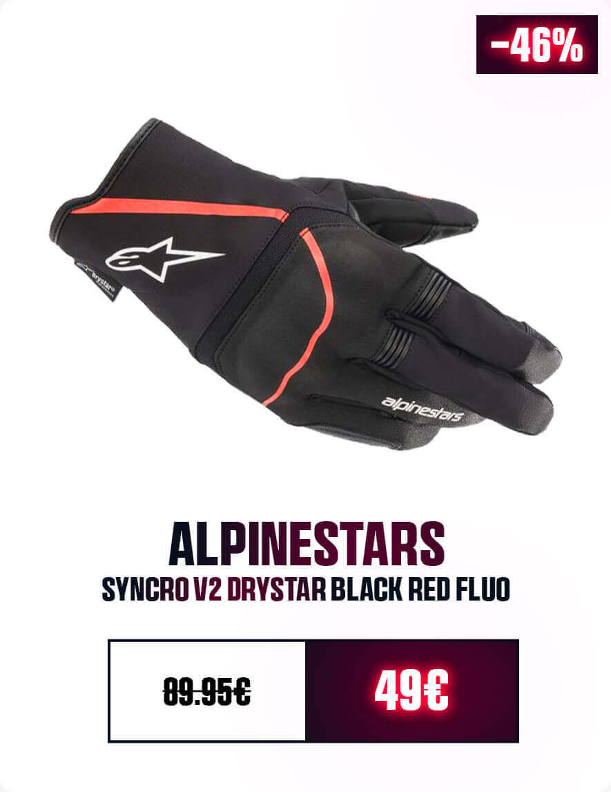 Alpinestars Syncro V2 Drystar Black Red Fluo