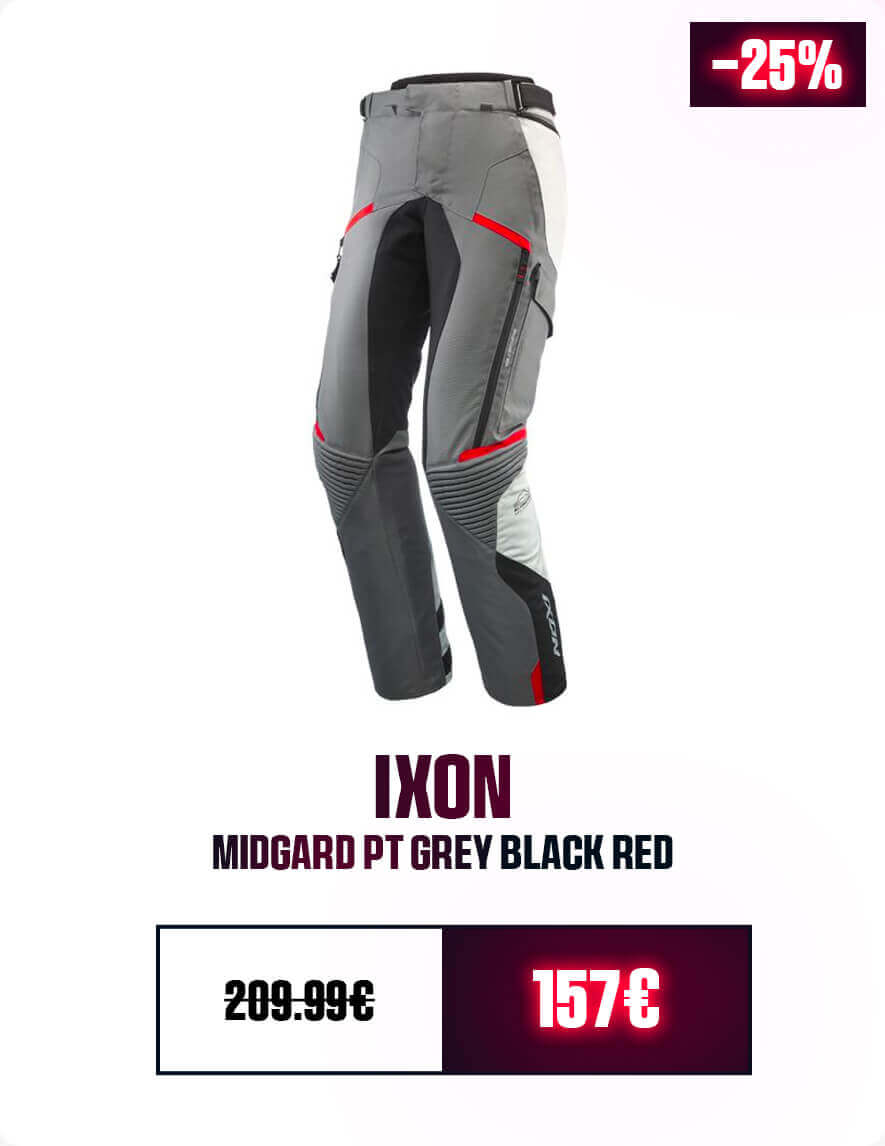 Ixon Midgard Pt Grey Black Red