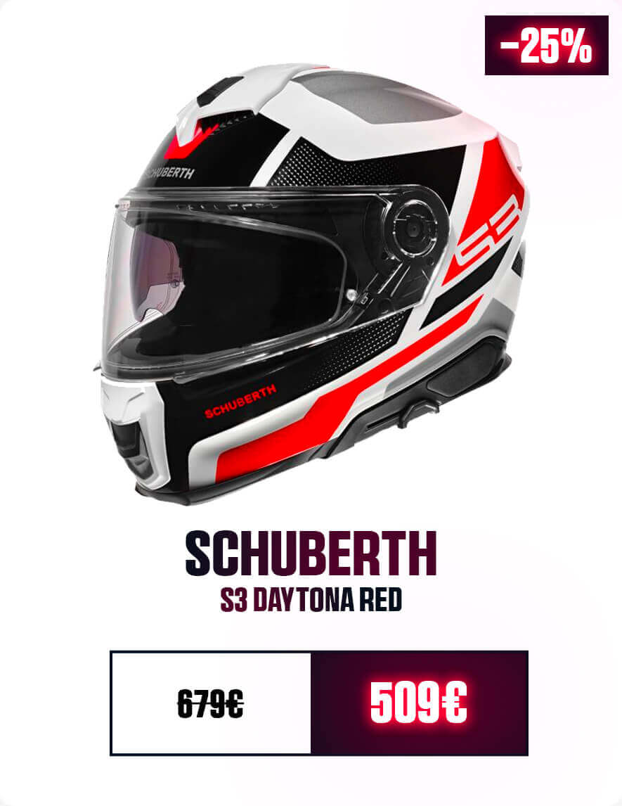 Schuberth S3 Daytona Red